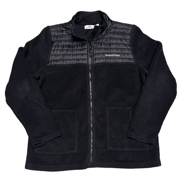 Vineyard Vines FLEECE Light Golf Spring Fall Windbreaker Jacket Womens Large - Picture 1 of 4